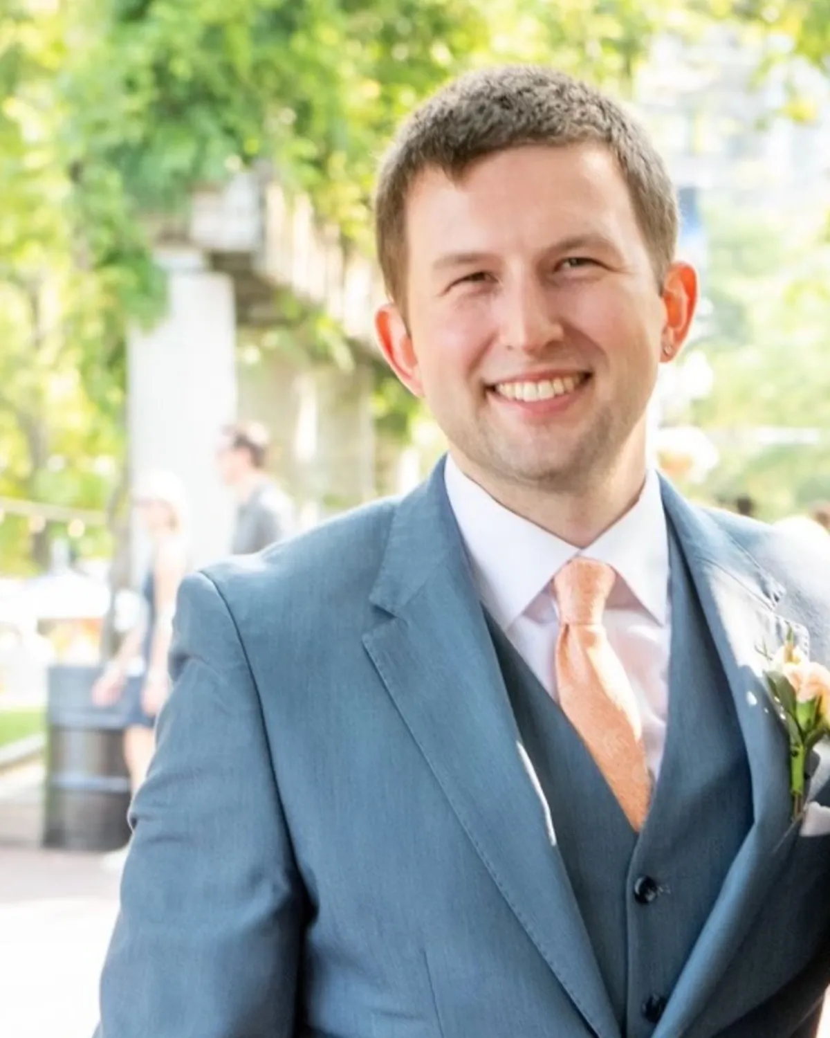 Jason Savisky smiling outdoors